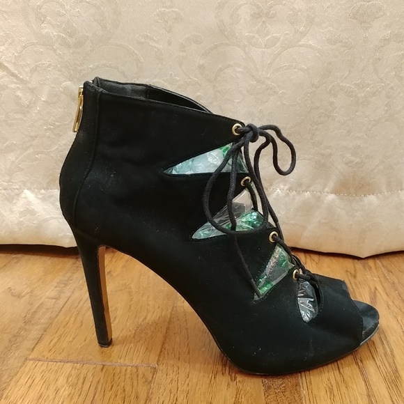 Aldo Shoes - Black suede stilettos by Aldo